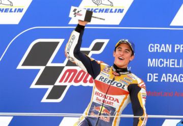 Márquez conquista el GP de Aragón 