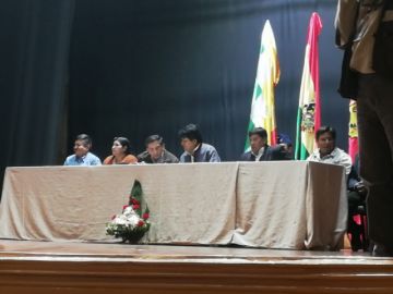 El presidente Evo Morales visita Potosí.
