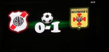 A los 30 minutos del partido.