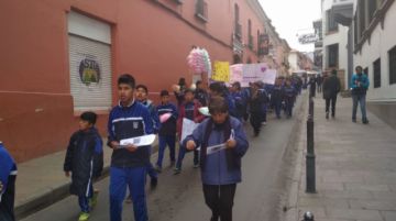 Recorrieron las calles potosinas.
