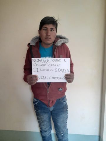 Fueron sorprendidos por los comunarios.