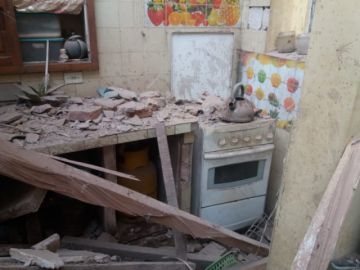 Reportaron daños materiales y personales.