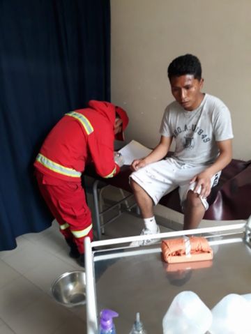 Reportaron daños materiales y personales.