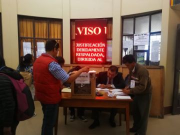 Hoy se desarrolla la jornada electoral.