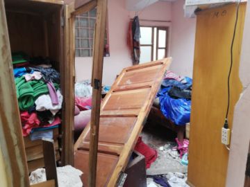 Reportaron daños materiales y personales.