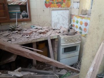 Reportaron daños materiales y personales.