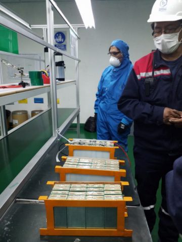 Fue en la planta de La Palca.