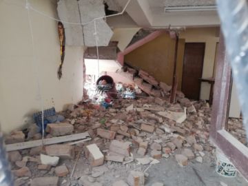 Reportaron daños materiales y personales.
