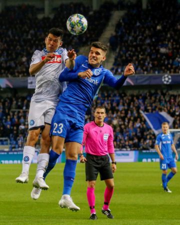 Genk y Nápoles empatan en el “Luminus Arena”