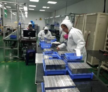 La planta de La Palca donde se producen las baterías de litio.