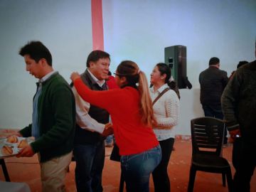El acto de entrega.