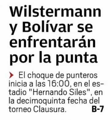 Nuestros titulares.
