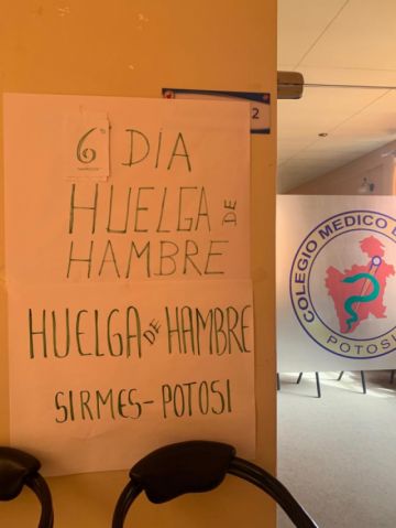 El Sirmes llega al sexto día de huelga de hambre.