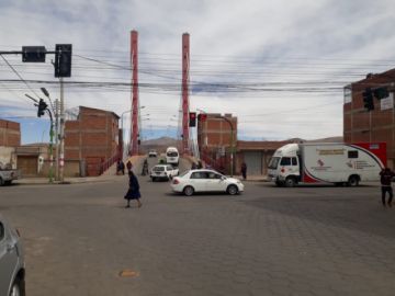 El bloqueo de calles progresó en la mañana.