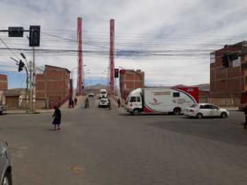 El bloqueo de calles progresó en la mañana.