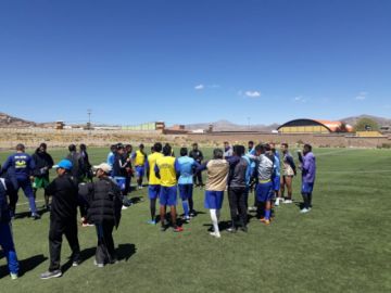 Entrenan en Cantumarca.