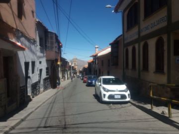Calles con poca circulación. 