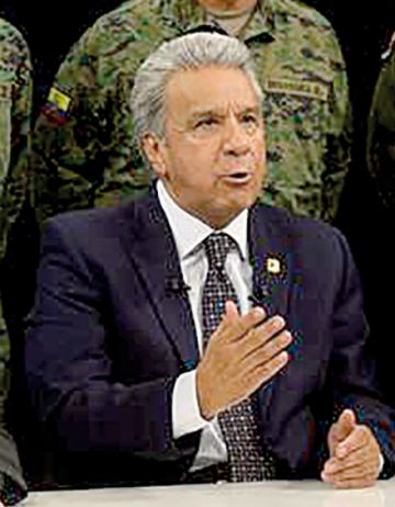 PRESIDENTE. Lenín Moreno.