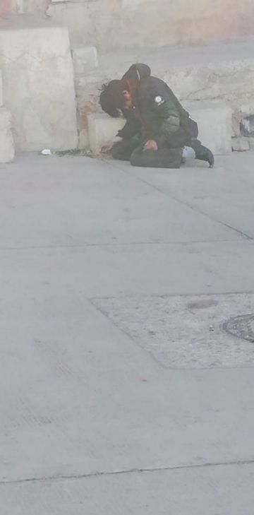 Fue asistido por personal policial