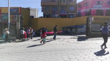 Los bloqueos anularon el tráfico en el centro citadino.