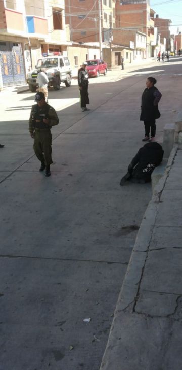 Fue asistido por personal policial