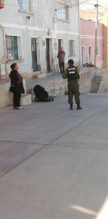 Fue asistido por personal policial