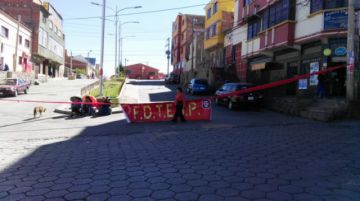 Los bloqueos anularon el tráfico en el centro citadino.