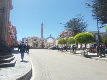 Potosí vive un paro cívico desde el inicios de semana.