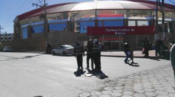 Los bloqueos anularon el tráfico en el centro citadino.