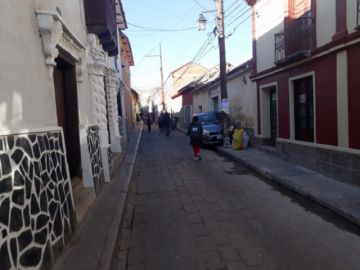 Los bloqueos anularon el tráfico en el centro citadino.