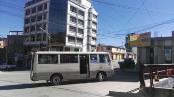 Así están los bloqueos en las calles de Potosí.