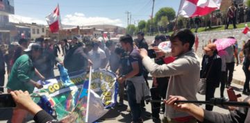 Los incidentes en la avenida Tinku