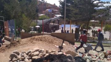 Los incidentes en la avenida Tinku