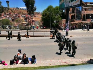Los incidentes en la avenida Tinku