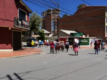 Panorama en la avenida Murillo.