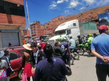 Los incidentes en la avenida Tinku