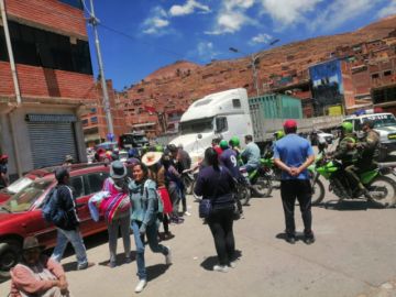 Los incidentes en la avenida Tinku