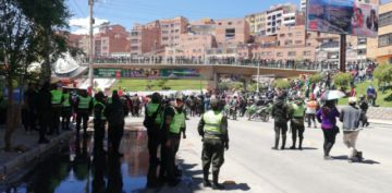 Los incidentes en la avenida Tinku