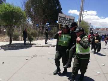 Los incidentes en la avenida Tinku