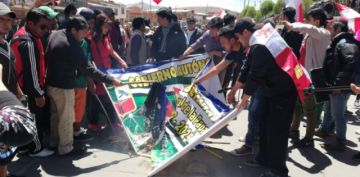 Los incidentes en la avenida Tinku
