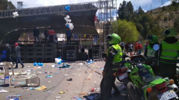 Los incidentes en la avenida Tinku