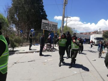 Los incidentes en la avenida Tinku