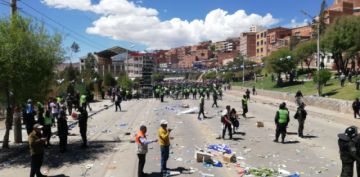 Los incidentes en la avenida Tinku