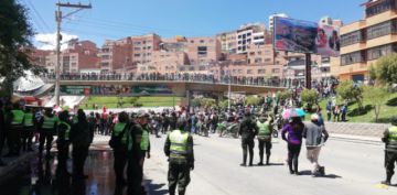 Los incidentes en la avenida Tinku
