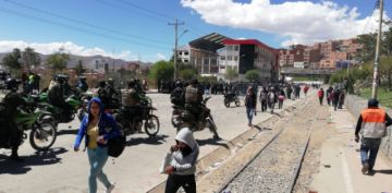 Los incidentes en la avenida Tinku