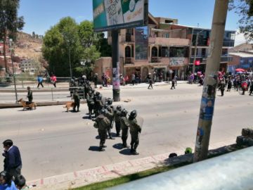 Los incidentes en la avenida Tinku