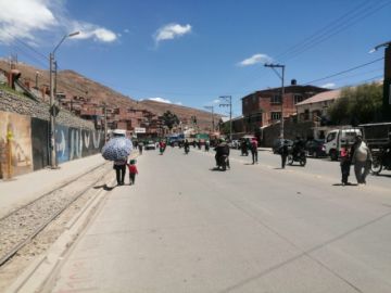 Los incidentes en la avenida Tinku
