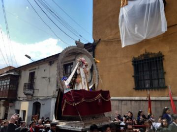 La imagen por las calles potosinas.