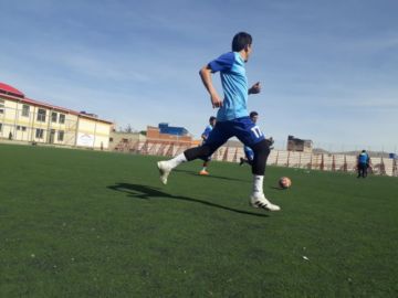 Real entrena en un día despejado.