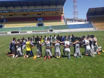 Entrenamiento de los jugadores.